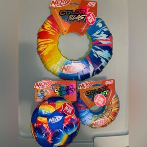 Nerf Dog Toy Colorblast Bundle!